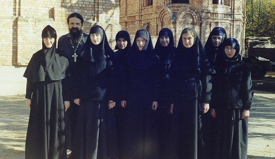 Father Andrey and new monastic sisters