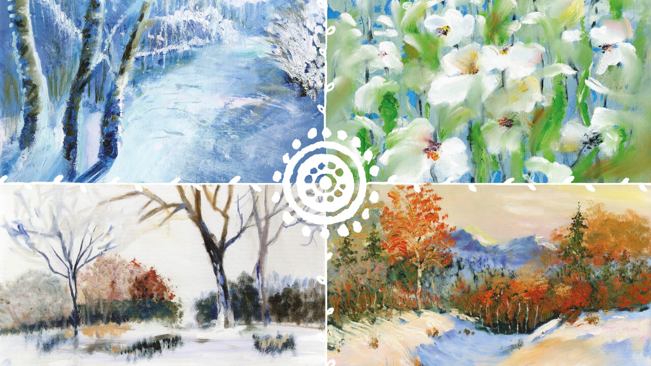 4 seasons art